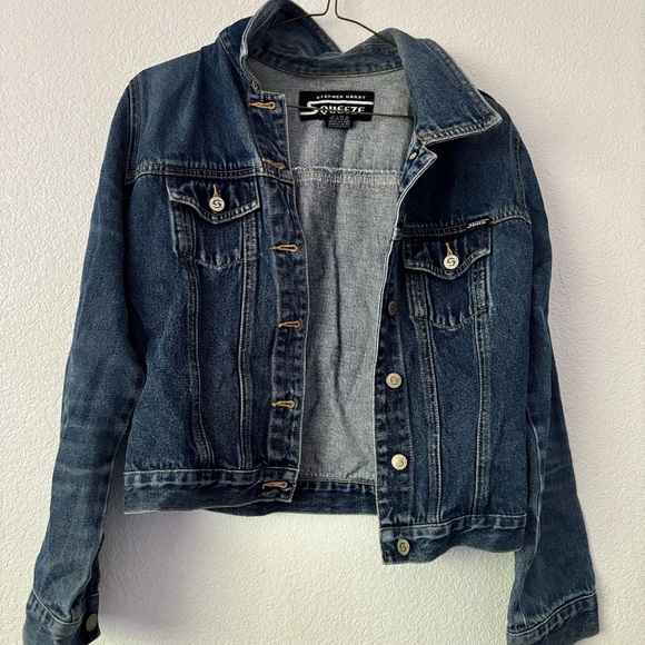 Squeeze Jackets & Blazers - Squeeze Light Blue Denim Jacket
